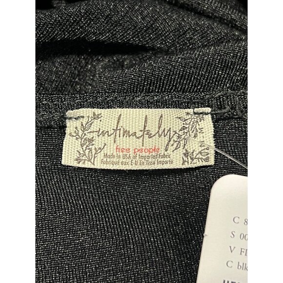 Intimately Free People Black Halter Midi Dress Cowl Neck Medium M New - Picture 6 of 9